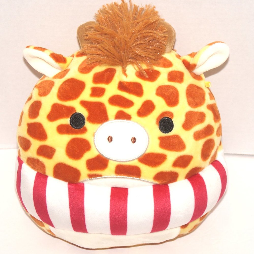 Squishmallows Kellytoy Gary The Giraffe with Swimming Tube 8" Plush